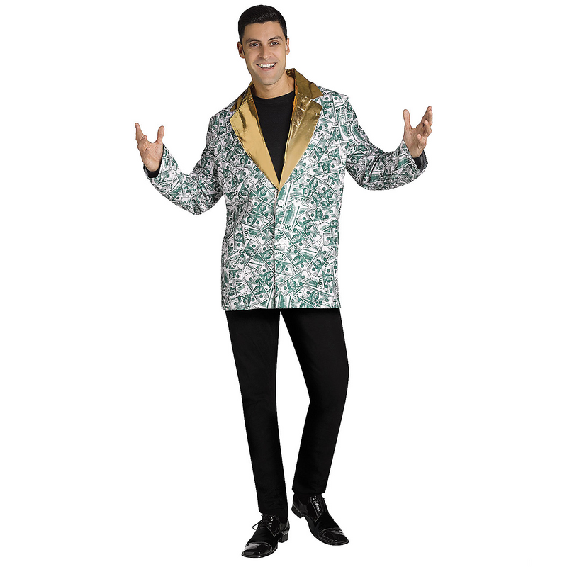 C-Note Costume Coat for Fun Parties Theme Events and Costume Contests