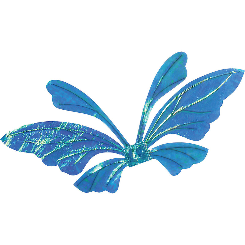 Iridescent Fairy Wings Tail Opal Blue for Adult Costumes Cosplay and Themed Events