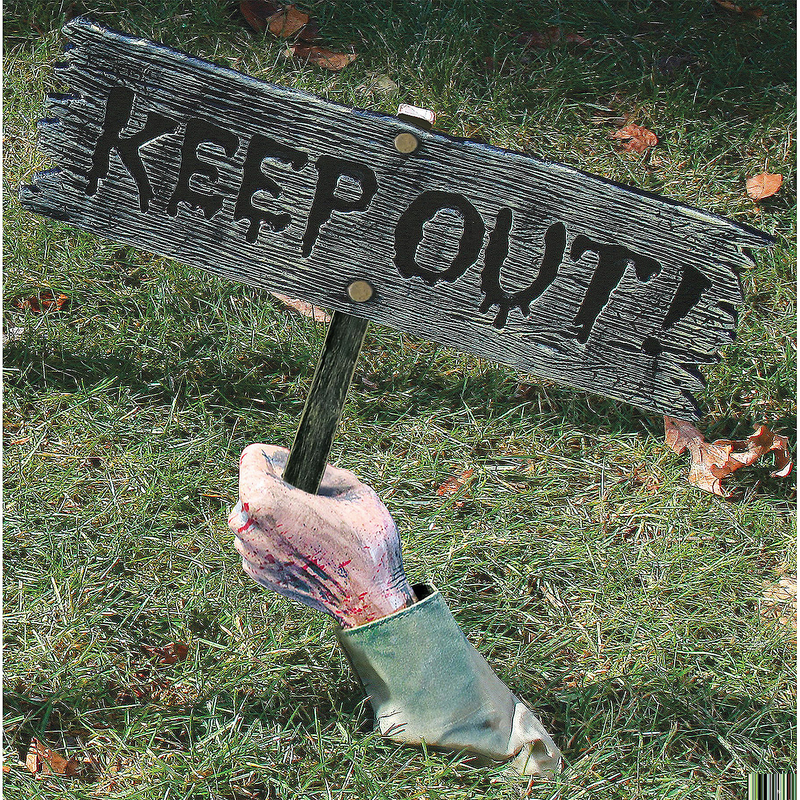 Keep Out Warning From Below!
