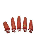 Bag of Fingers Halloween Prop Assortment – Vinyl Body Parts Party Decoration