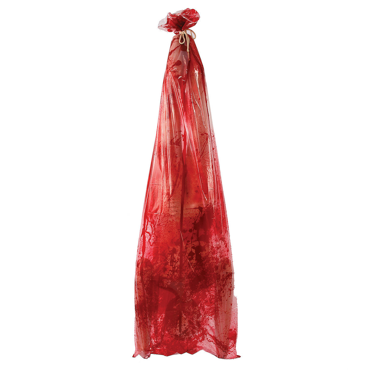 Spooky Bloody Body in Bag Prop for Halloween Decorations and Horror-Themed Events