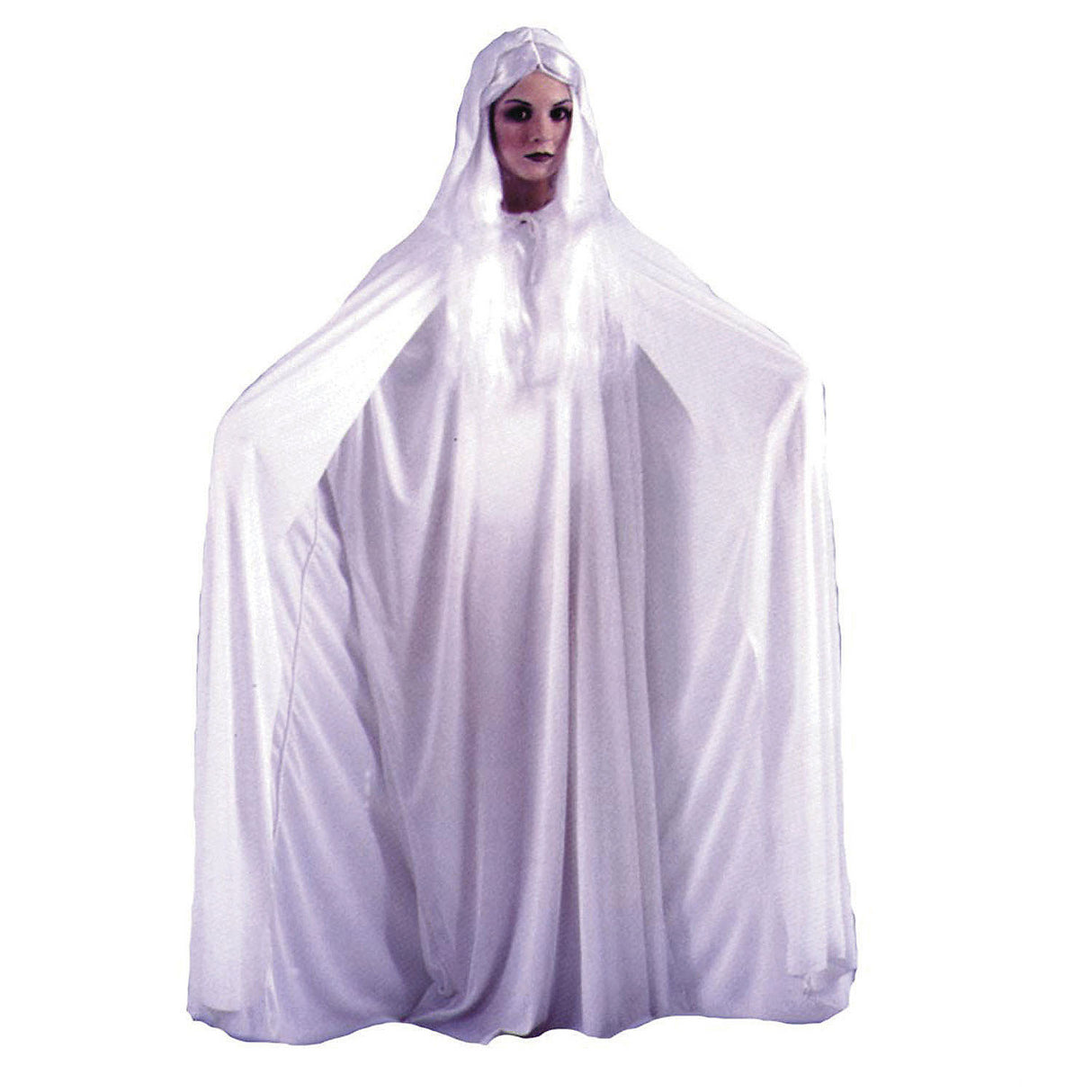 Fabulous White Hooded Cape Costume for Halloween Parties and Themed Dress Up Events