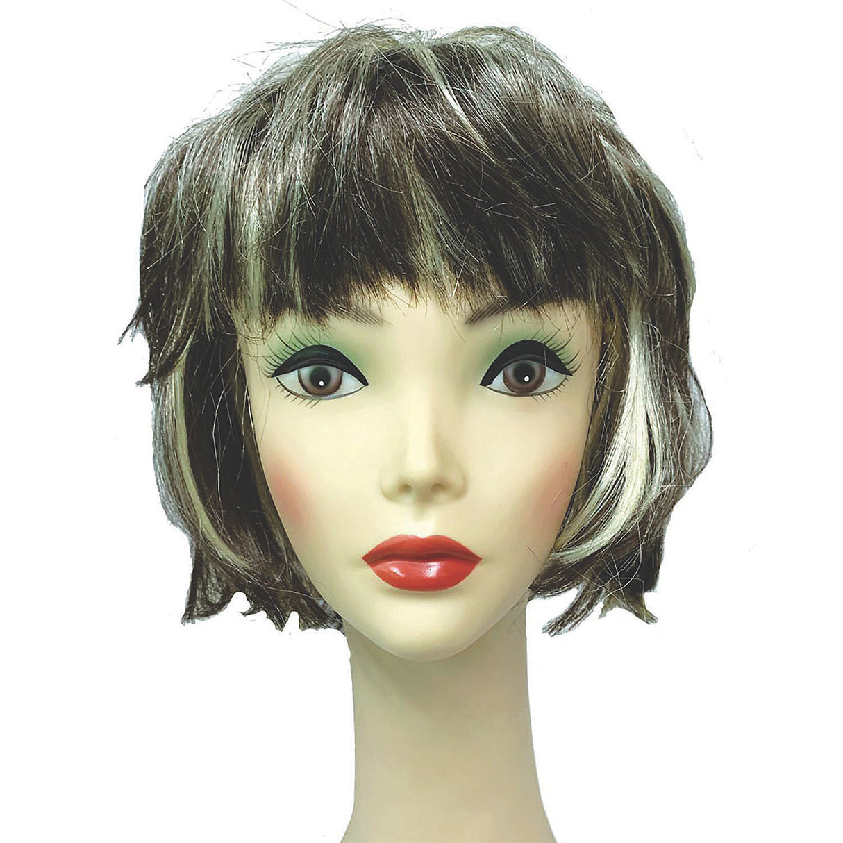 Stylish Brown Choppy Layered Women Wig for Halloween Fun Parties and Themed Events