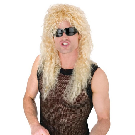 Blonde Headbanger Wig