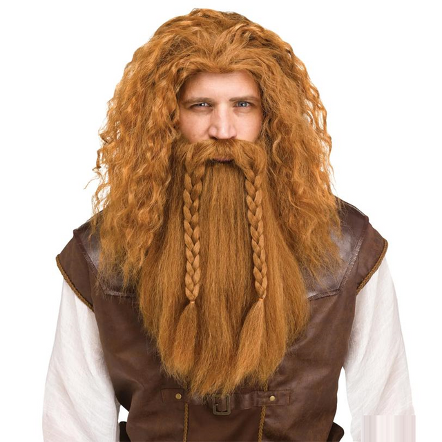 AUBURN/VIKING WIG & BEARD