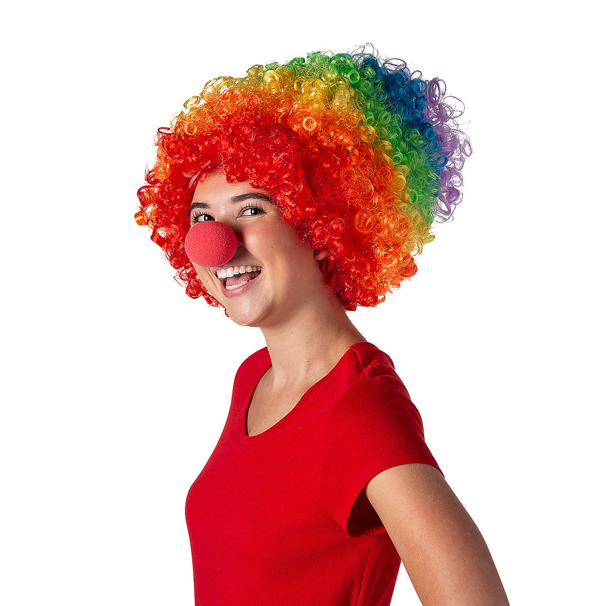 Vibrant Big Clown Wig for Fun Halloween Parties Themed Events and Costume Play