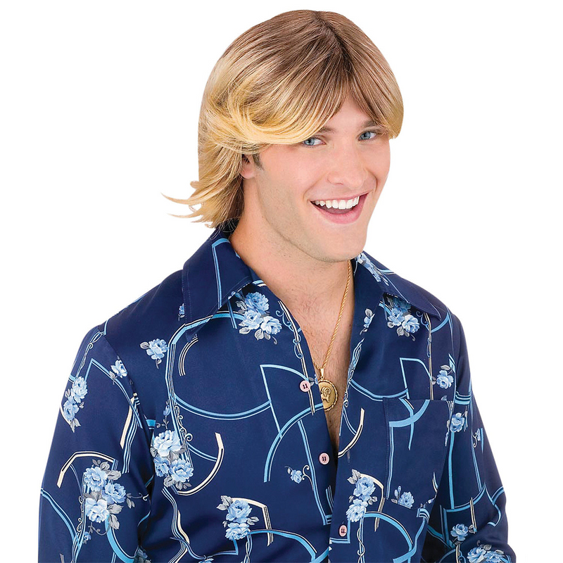 Authentic Ladies Man Blonde Wig for 1980s Themed Parties and Costume Events