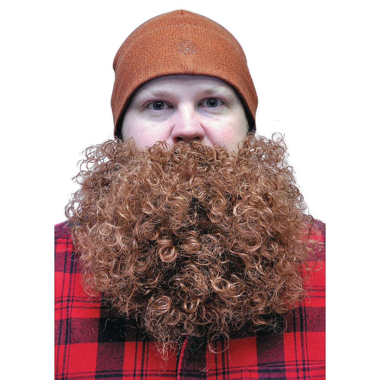 Brown Big And Curly Beard for Halloween Costume Parties and Character Transformations