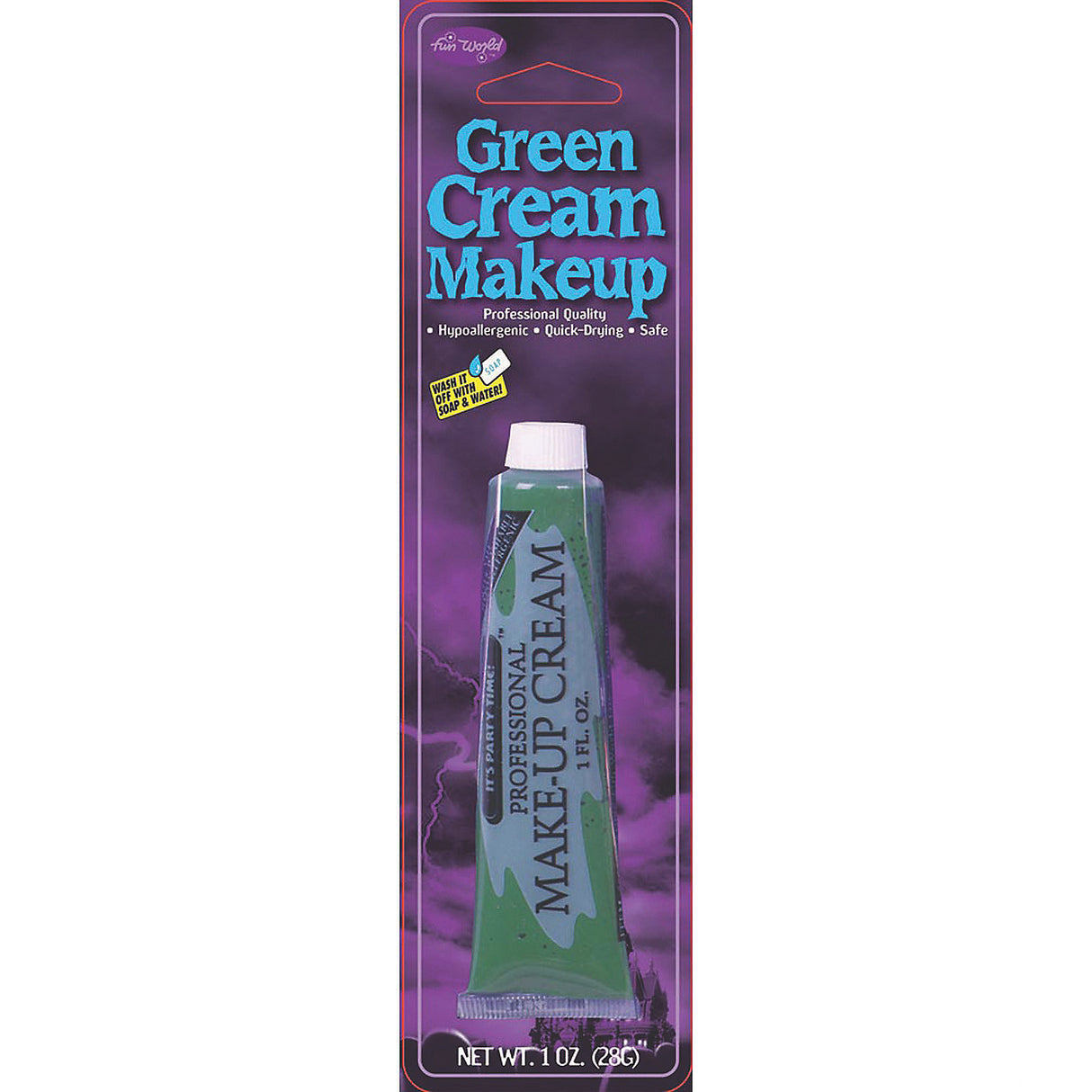 Versatile Green Cream Makeup for Halloween Costumes Parties and Theatrical Use