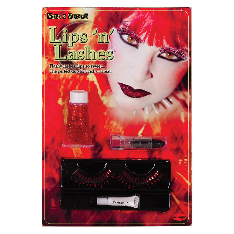 Lips And Lashes Devil Red