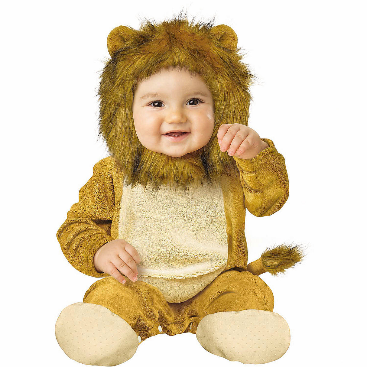 Cuddly Infant Lion Costume for Halloween Parties Baby Dress Up and Fun Themed Celebrations