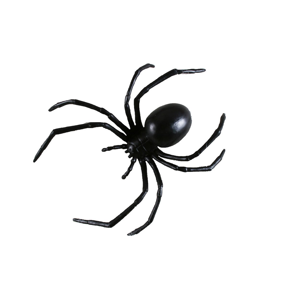 Realistic Plastic Black Widow Spider for Halloween Decorations and Spooky Events
