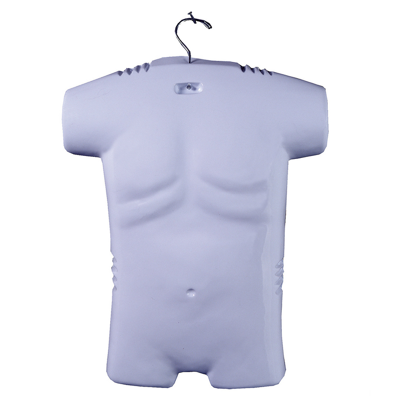 Body Form With Hanger for Displaying Toddler Costumes in Stores and Events