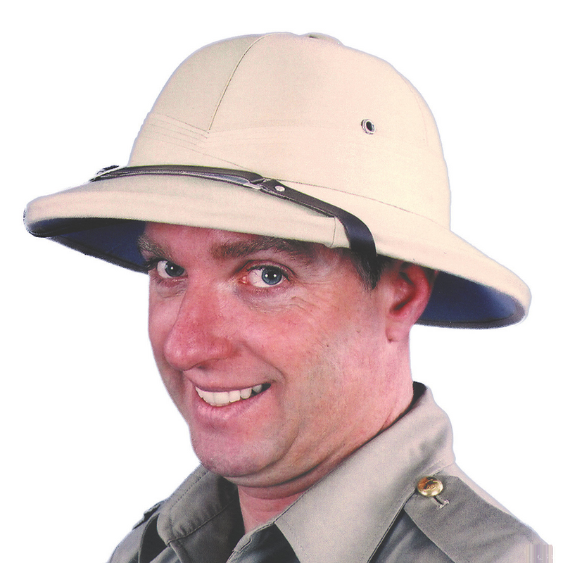 Authentic Pith Hat for Jungle Adventures Halloween Costumes and Themed Events