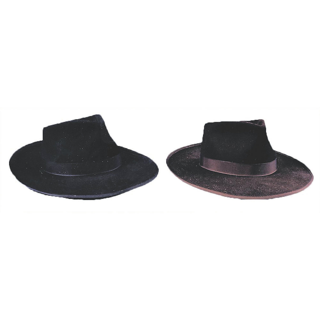 Authentic Black Gangster Hat for Halloween Costume Parties and Themed Events