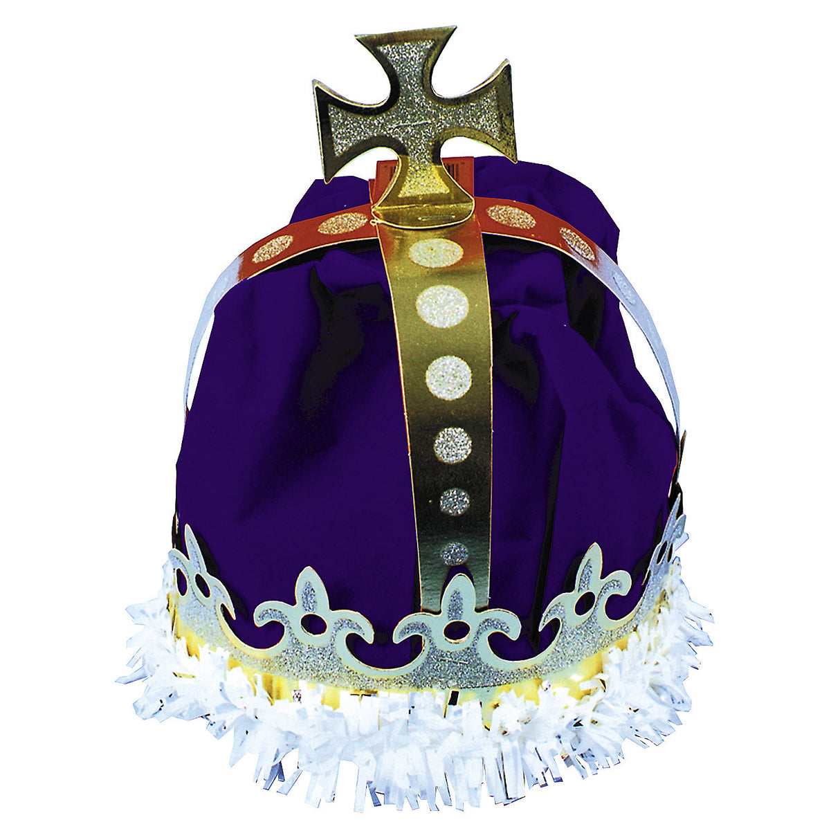 Festive Crown Kings Paper Blue for Holiday Celebrations and Party Costumes