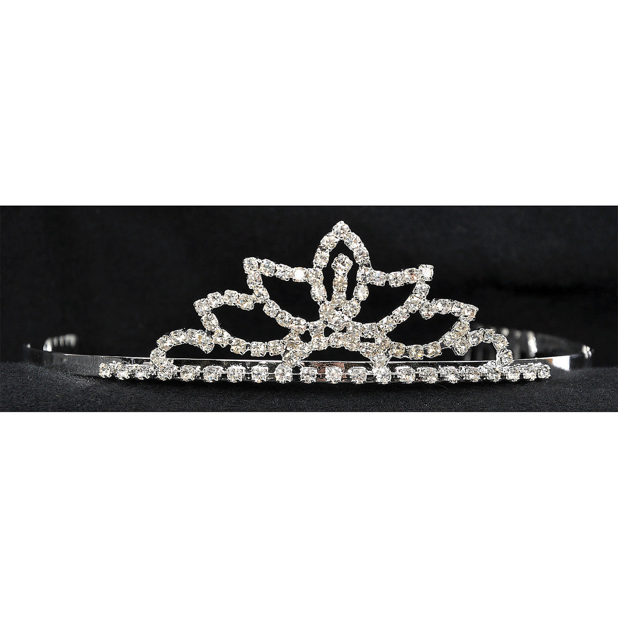 Child Size Tiara with Rhinestone Detailing for Costumes and Special Occasions