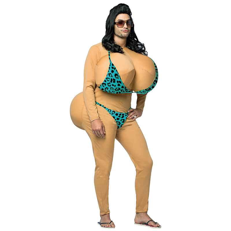 Big Bikini Boobs and Butt Adult Costume