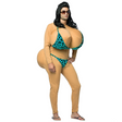 Big Bikini Boobs and Butt Adult Costume