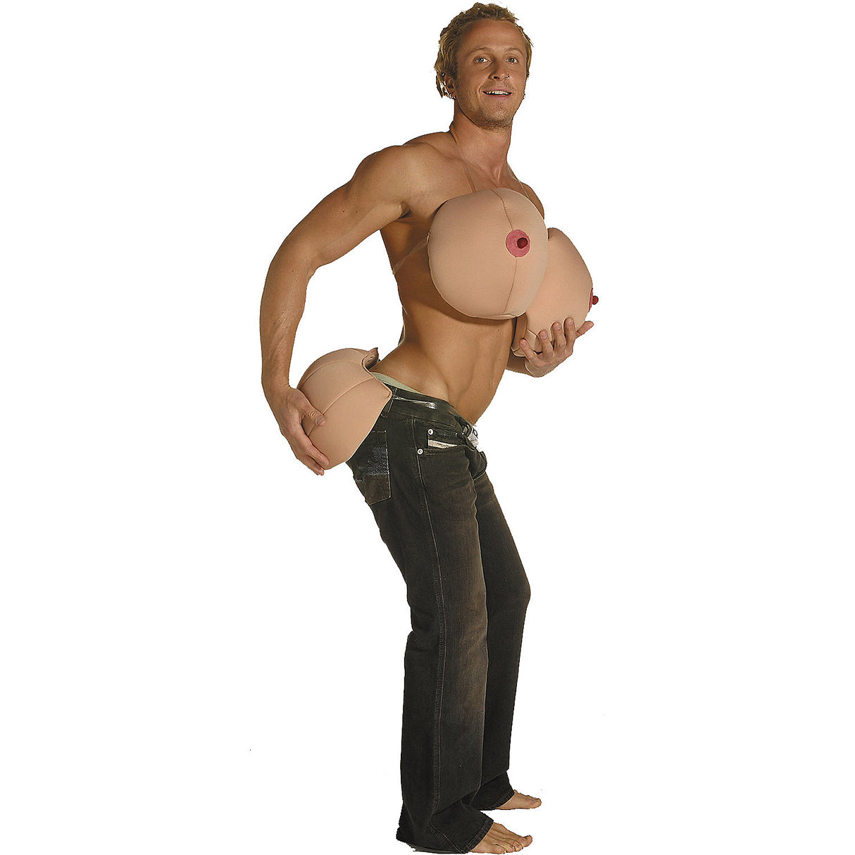 Ultimate Cloth Foam Filled Boobs Accessory for Humorous Costumes and Fun Dress-Up Occasions