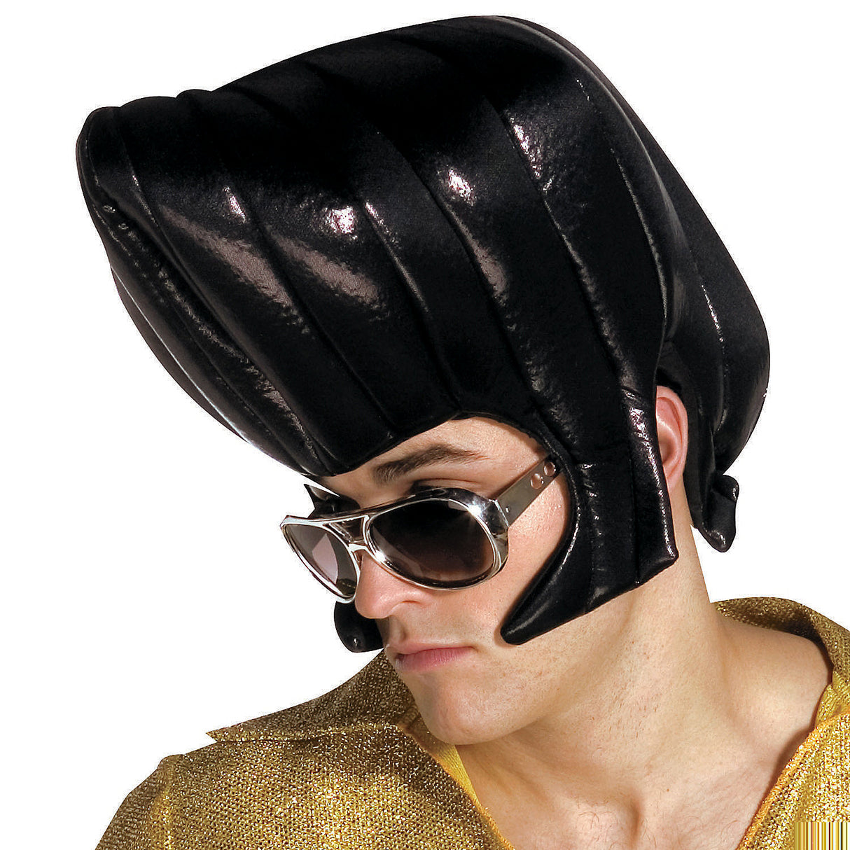 Rocking King Wig Costume Accessory for Halloween Parties and Elvis Themed Celebrations