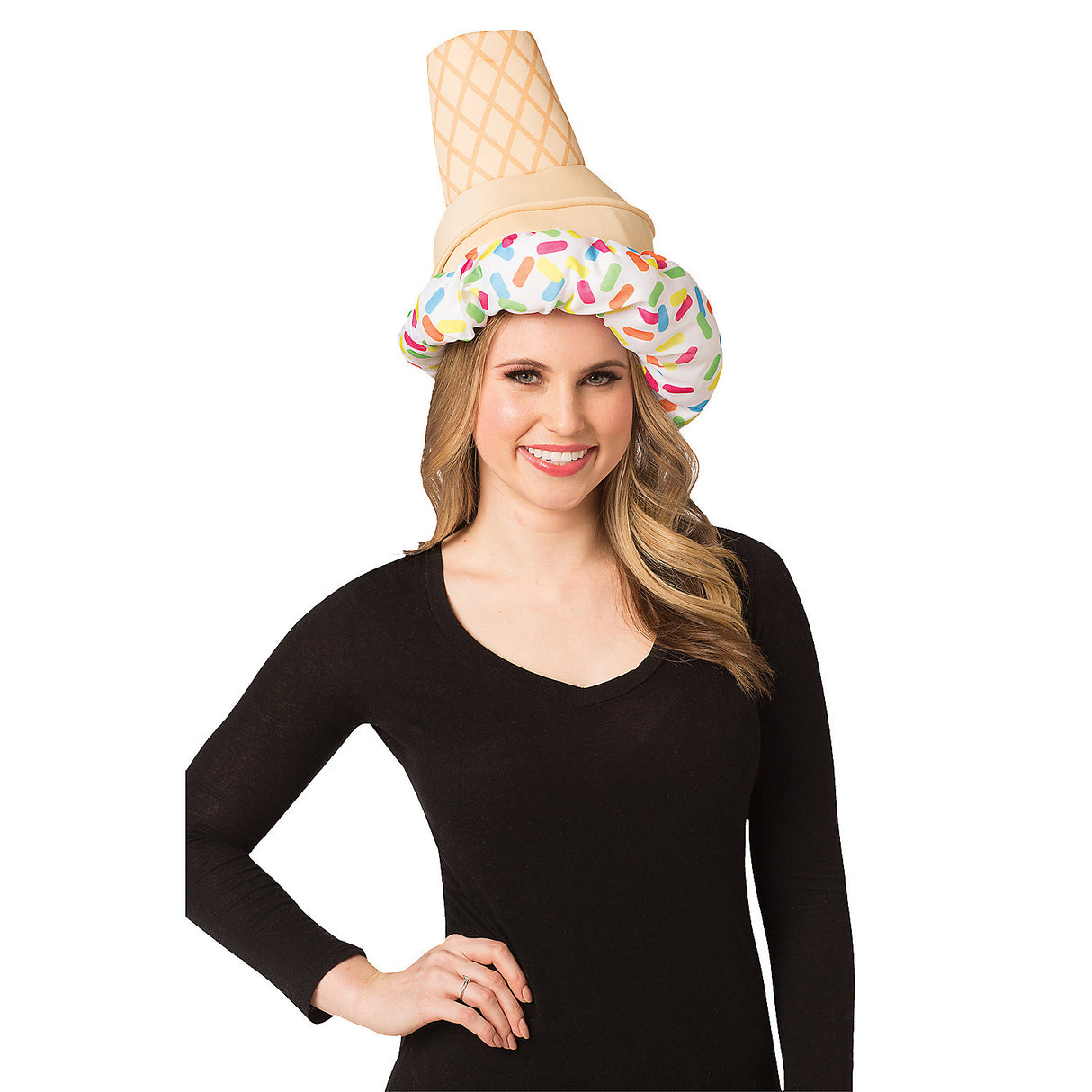 Fun Ice Cream Cone Hat for Festivals Costume Parties and Celebrating Special Occasions
