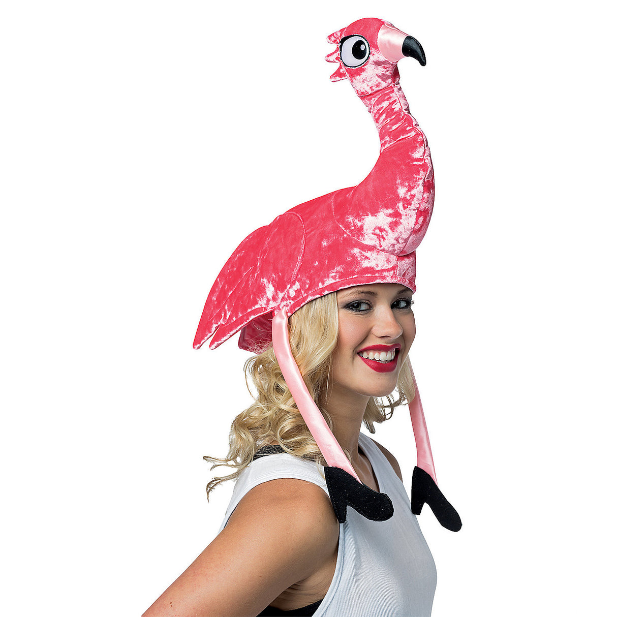 Fun Flamingo Hat for Holiday Celebrations Costume Events and Parties