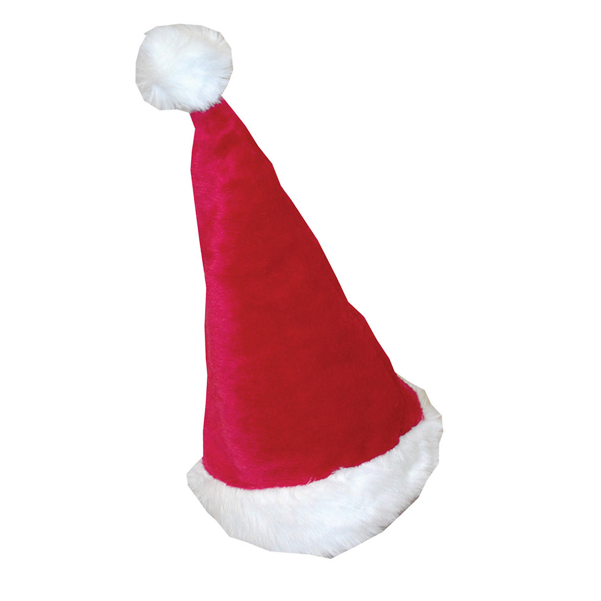 Plush Santa Hat for Christmas Parties Holiday Celebrations and Festive Dress Up