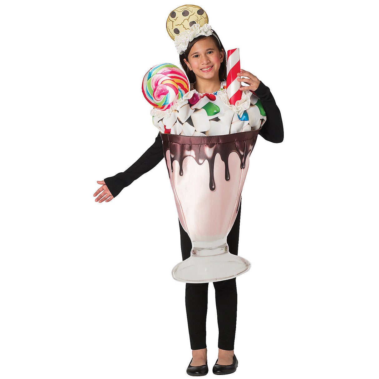 Creative MILKSHAKE Child Costume for Halloween School Events and Fun Dress Up Occasions