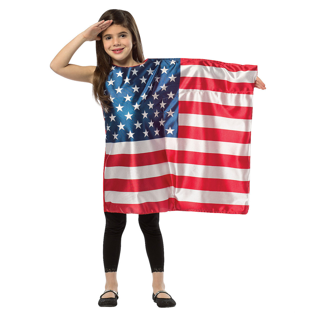 Patriotic Usa Flag Dress for Celebrations Halloween Events and Themed Occasions
