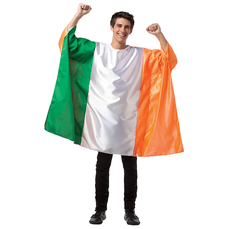 RADYAN Ireland Flag Tunic Costume - Patriotic Outfit for Themed Events product image showing the product clearly
