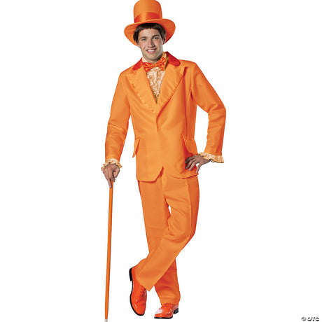 Goof Ball Orange Adult Costume for Halloween Parties Fun Events and Festive Celebrations