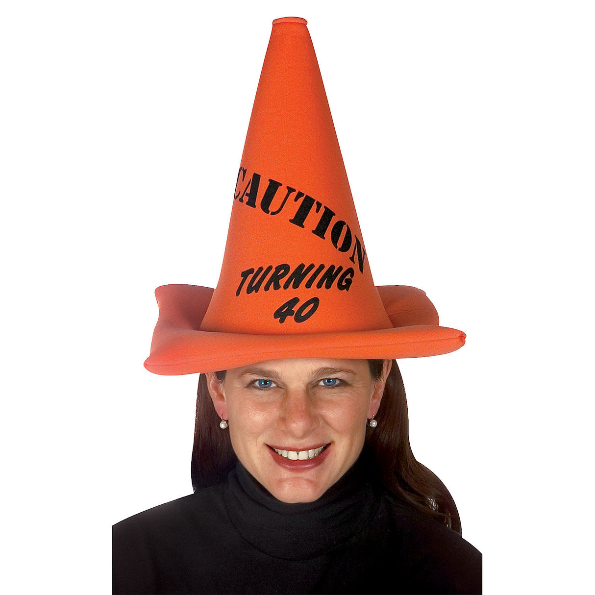 Funny Safety Cone Hat for 40th Birthday Party Humor and Celebrations