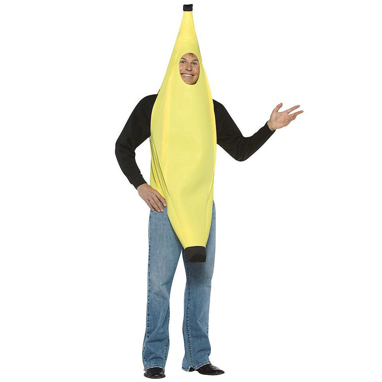 Funny Adult Banana Costume for Halloween Parties and Group Celebrations