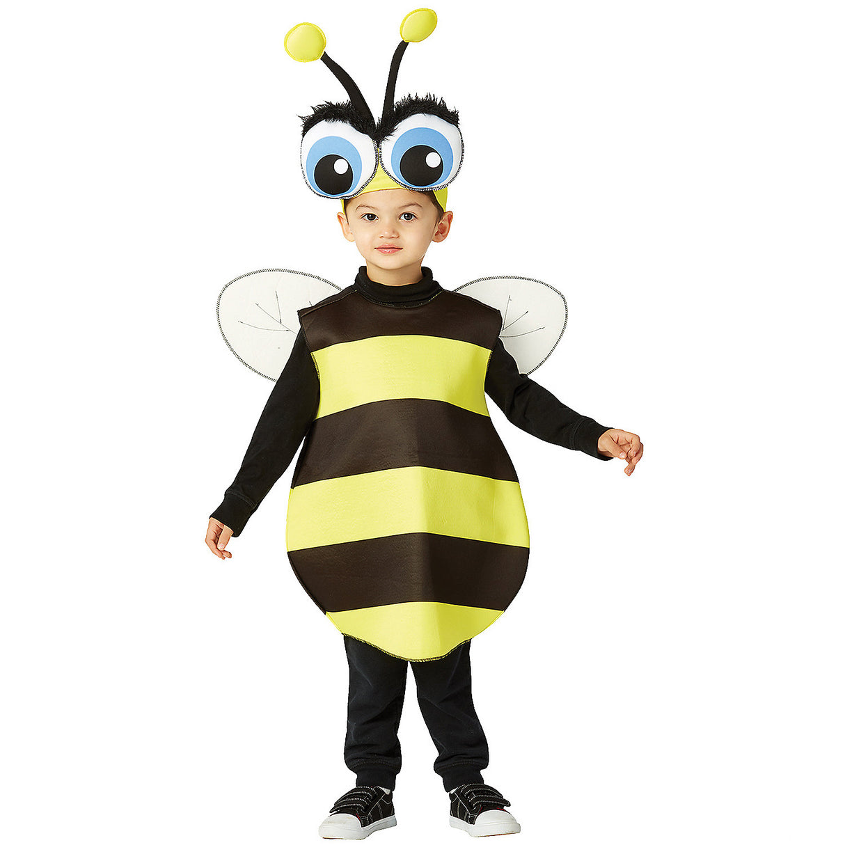 Adorable Big Eyed Bee Costume for Toddler Fun and Halloween Trick or Treating Events