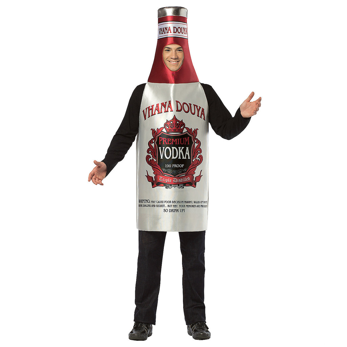 Fun Vodka Costume for Halloween Parties Beer Festivals and Creative Events