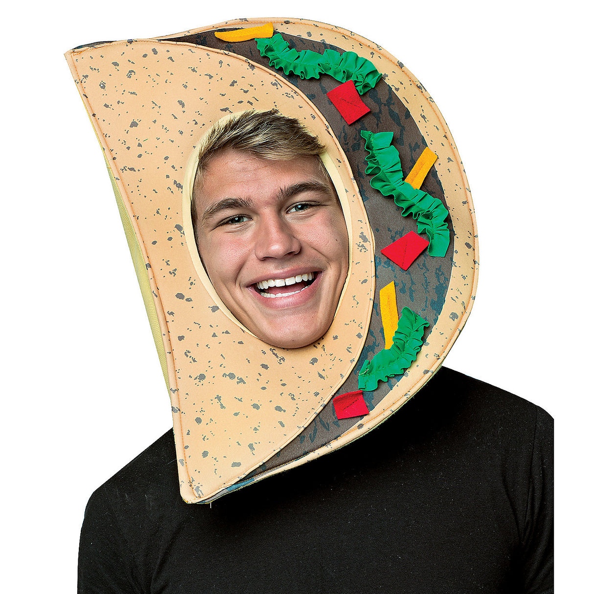 Open Face Taco Mask for Halloween Parties and Fun Themed Celebrations