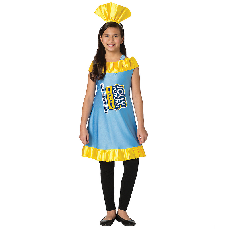 Divertido vestido de Jolly Rancher para fiestas de Halloween, eventos temáticos de comida y disfraces festivos  