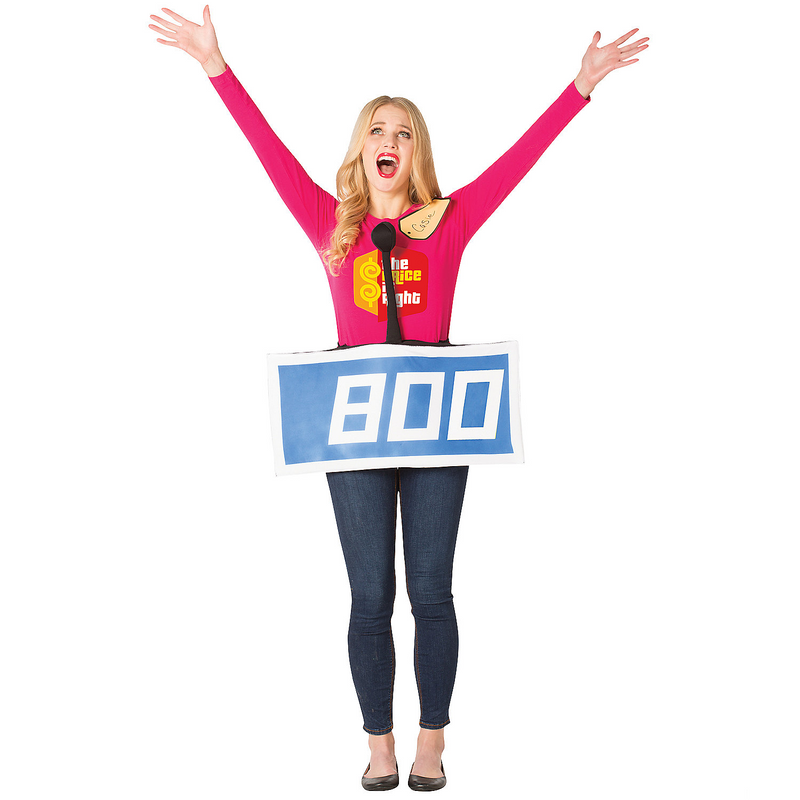 Fun Price Is Right Row Blue Costume for Themed Parties Cosplay Events and TV Show Fans