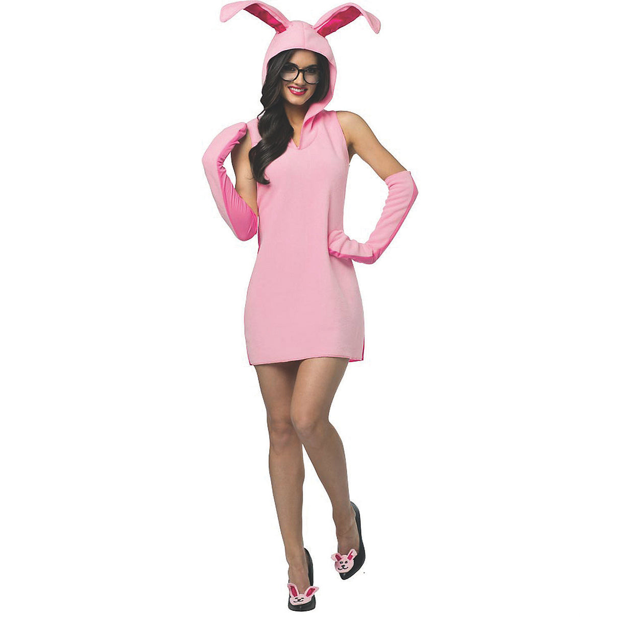 Women's Christmas Story Bunny Costume for Halloween Parties Office Events and Festive Fun