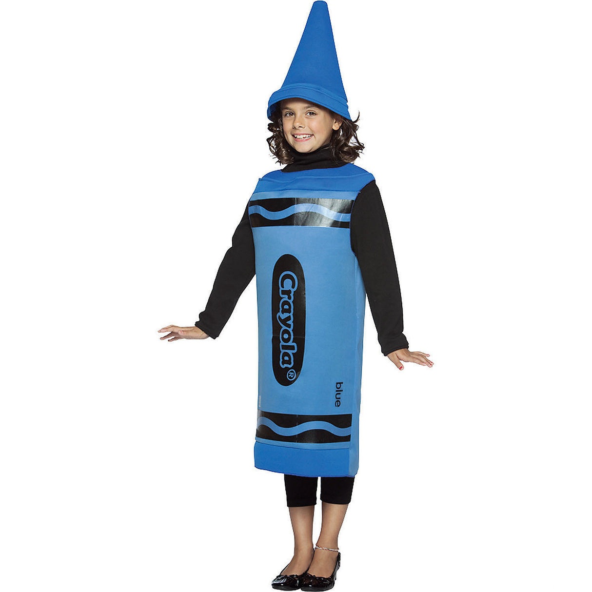 Crayola Blue Costume for Kids Perfect for Halloween School Parties and Family Dress Up
