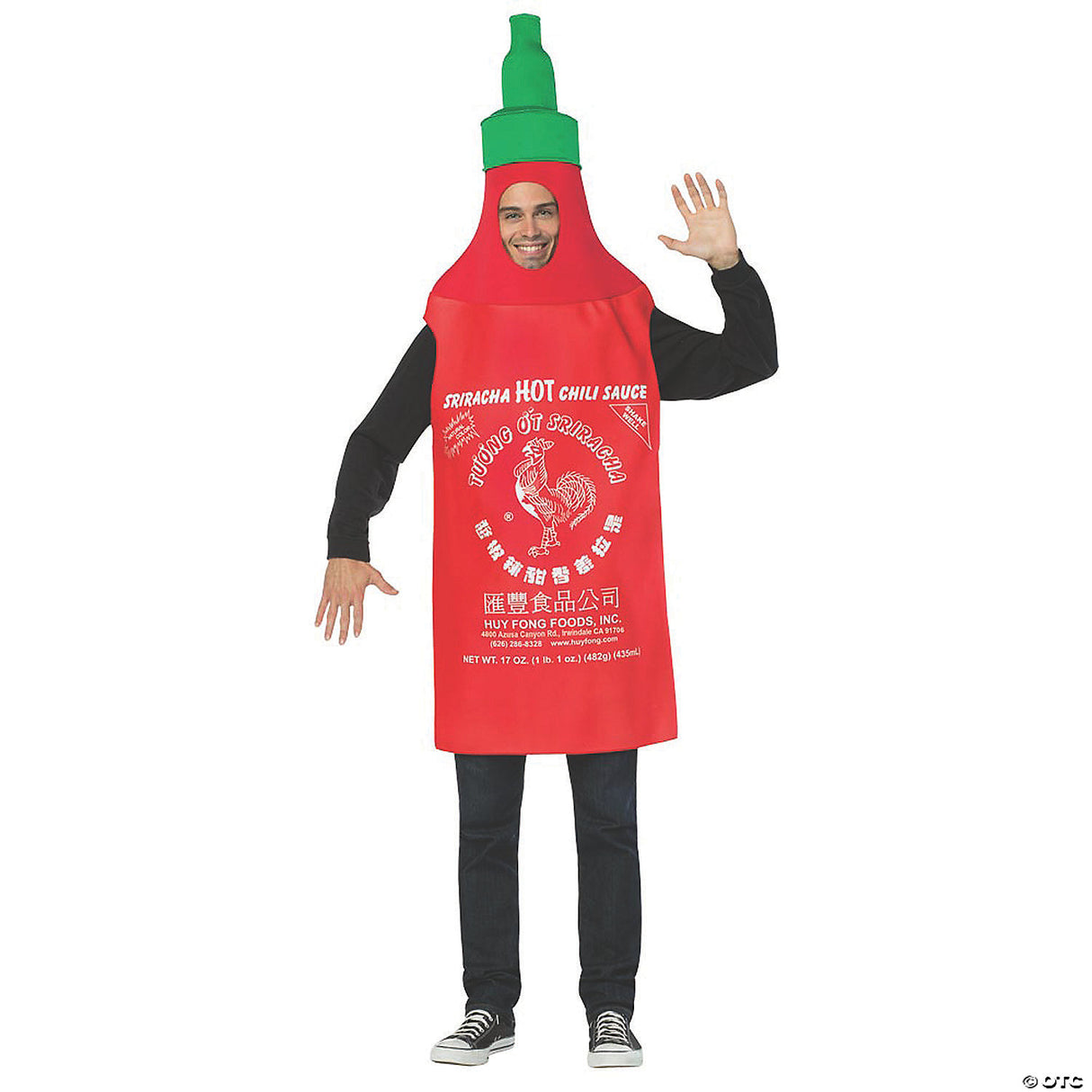 Sriracha Tunic Child Costume for Halloween Theme Parties Fun Kids Events and Dress-Up Adventures
