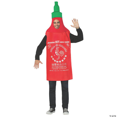 Sriracha Tunic Child Costume for Halloween Theme Parties Fun Kids Events and Dress-Up Adventures
