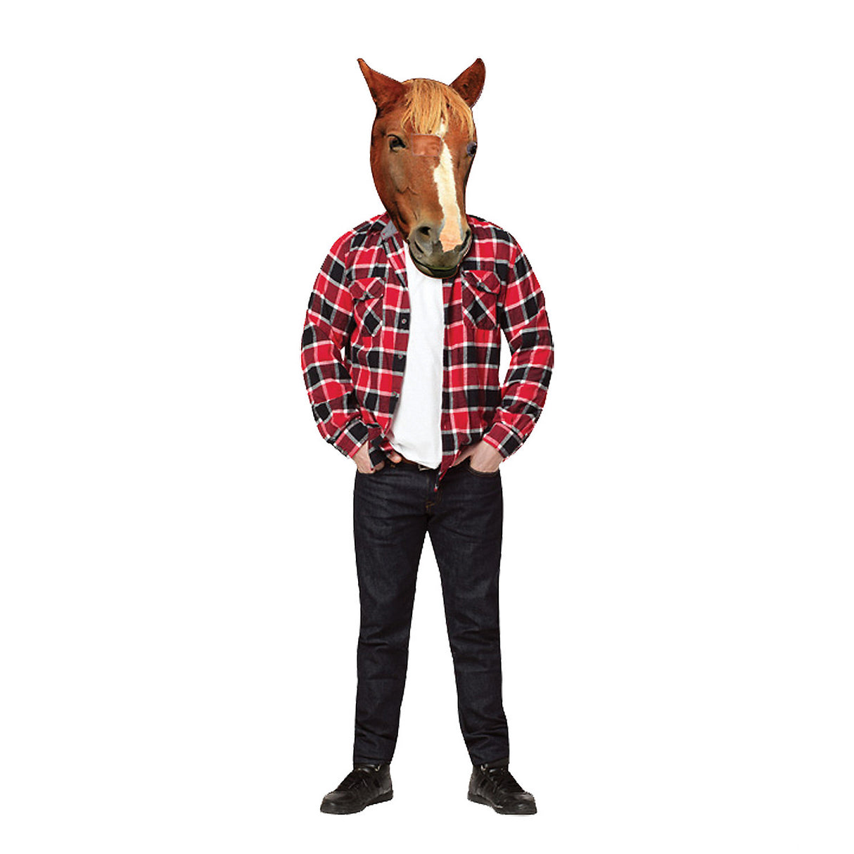Realistic Horse Head Mask for Costumes Halloween Parties and Photo Booth Fun