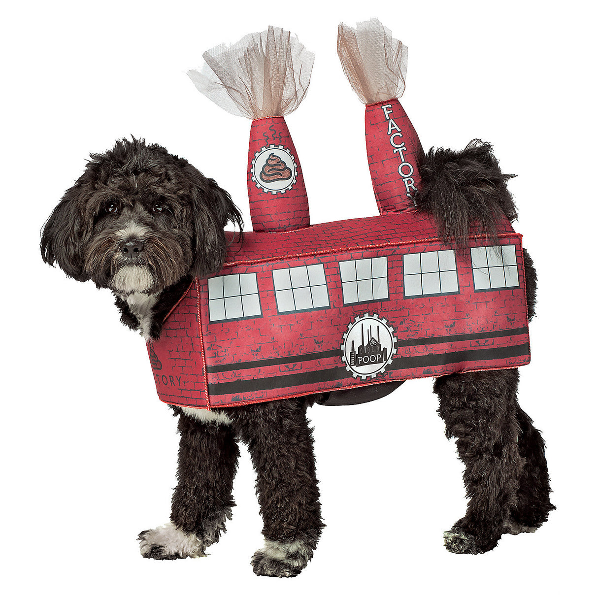 Funny Dog Poop Factory Costume for Medium Dogs Ideal for Parties and Events