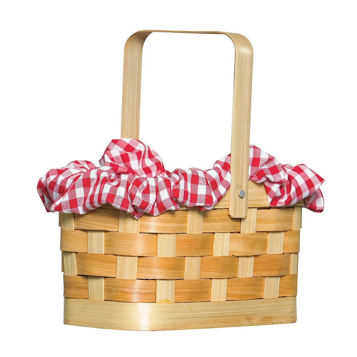 Charming Purse Gingham Basket for Everyday Use Shopping and Gift Giving