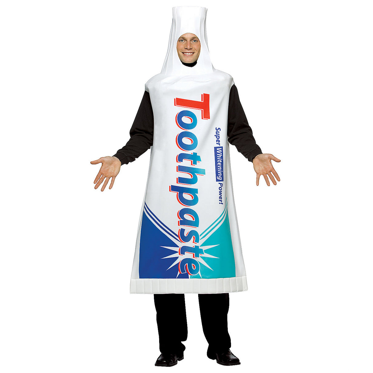 Creative Tooth Paste Costume for Halloween Parties and Fun Themed Events