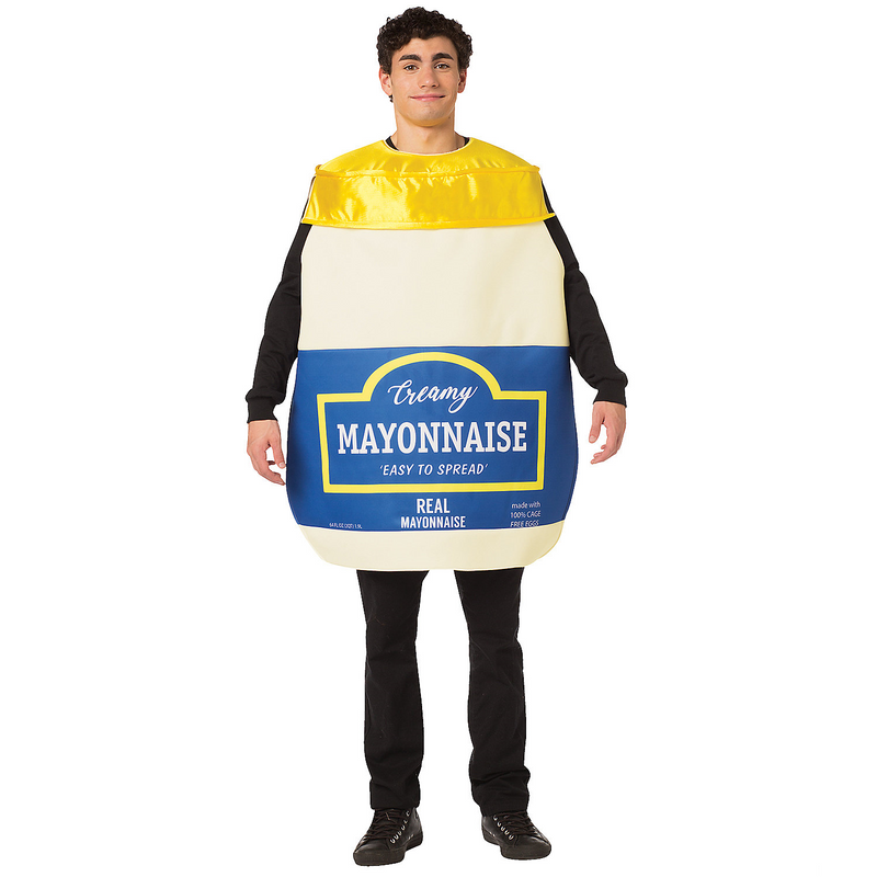 Hilarious Mayonnaise Adult Costume for Halloween Parties and Comedy Events