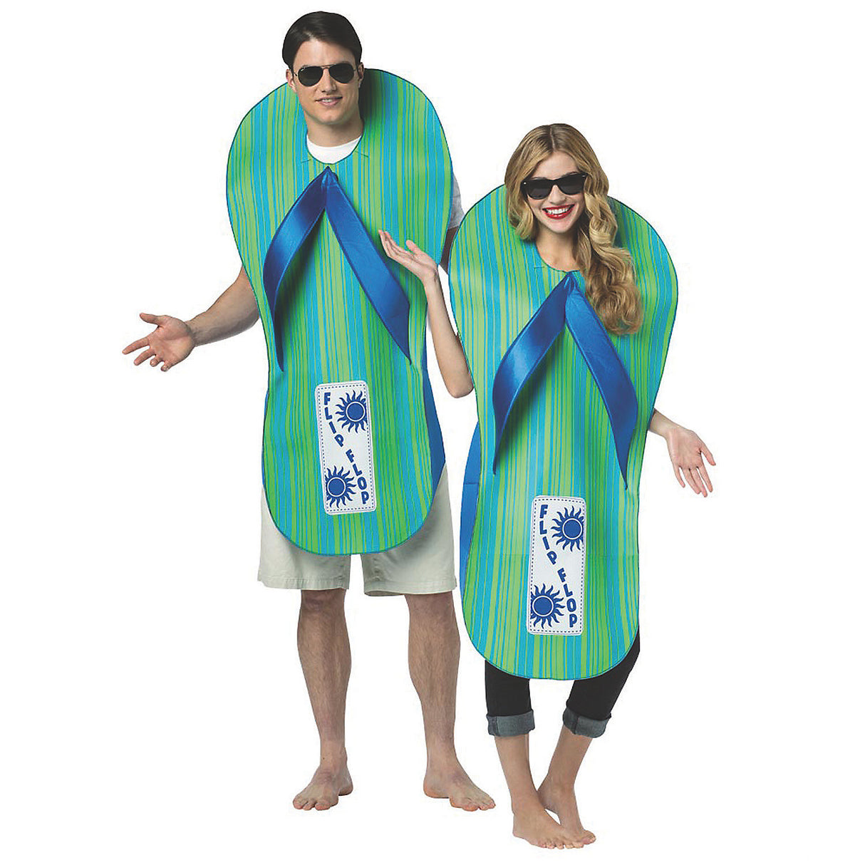 Funny Flip Flop Costume for Halloween Parties Couple Costumes and Group Theme Events