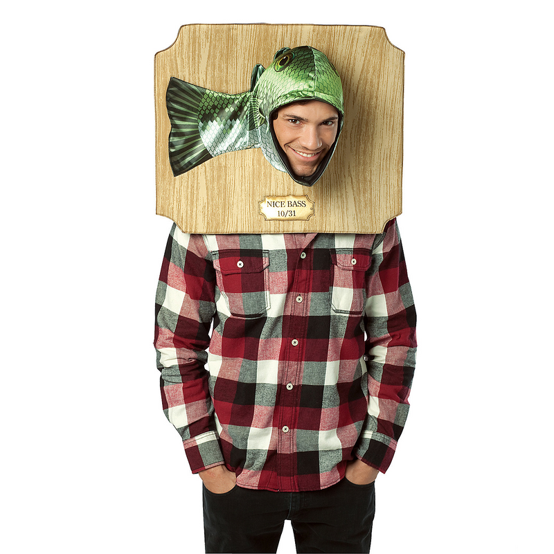 Funny Adult Trophy Fish Costume for Halloween Parties and Themed Events